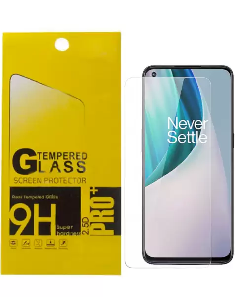 OnePlus OnePlus Nord N200 5G Clear Tempered Glass (2.5D/1 Pcs)Nord N10 5G Clear Tempered Glass (2.5D/1 Pcs)