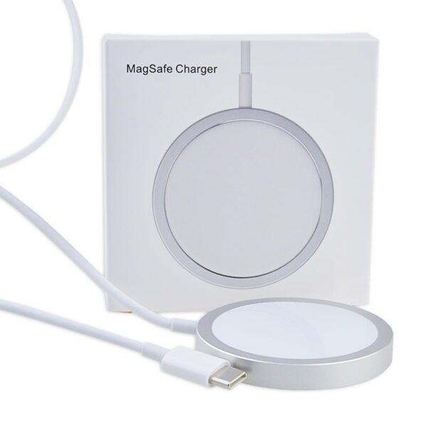 Magnetic Wireless Fast Charger for iPhone 12/ 13 Series - White