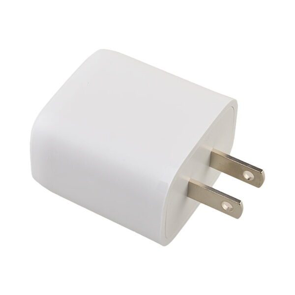 20W 2-Port Type-C & USB Fast Charger for Mobile Phone - White