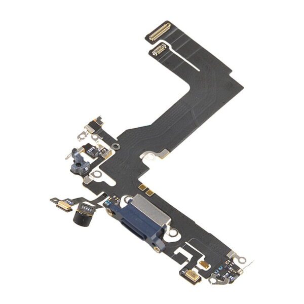 Charging Port with Flex Cable for iPhone 13 mini (High Quality) - Midnight
