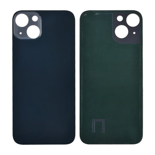 Back Glass Cover with Adhesive for iPhone 13 - Midnight(No Logo/ Big Hole)