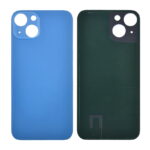 Back Glass Cover with Adhesive for iPhone 13 - Blue(No Logo/ Big Hole)