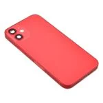Back Housing with Small Parts Pre-installed for iPhone 12 mini(for America Version)(No Logo) - Red