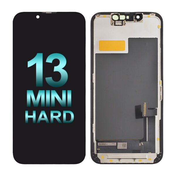 Premium Hard OLED Screen Digitizer Assembly With Frame for iPhone 13 mini (Aftermarket Plus) - Black