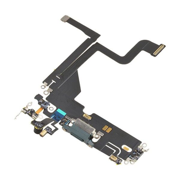 Charging Port with Flex Cable for iPhone 13 Pro (High Quality) - Green