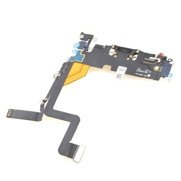 Charging Port with Flex Cable for iPhone 14 Pro (High Quality) - Black