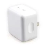 35W Type-C+C Quick Charge Wall Charger for iPhone 11 to 14 Series/ SE (2020)/ iPad (High Quality) - White