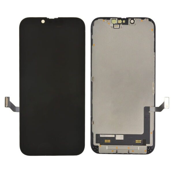 OLED Screen Digitizer Assembly With Frame for iPhone 14 (High Quality) - Black